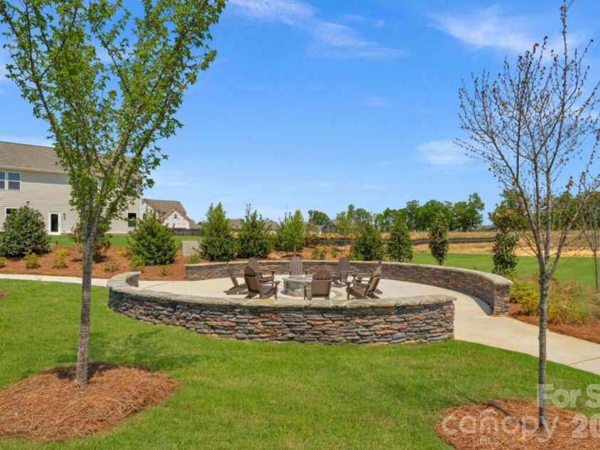 408 Willoughby Park Drive, Monroe, NC 28112.  MLS# CAR4337621, YatesRealty ID 11373. Fire pit