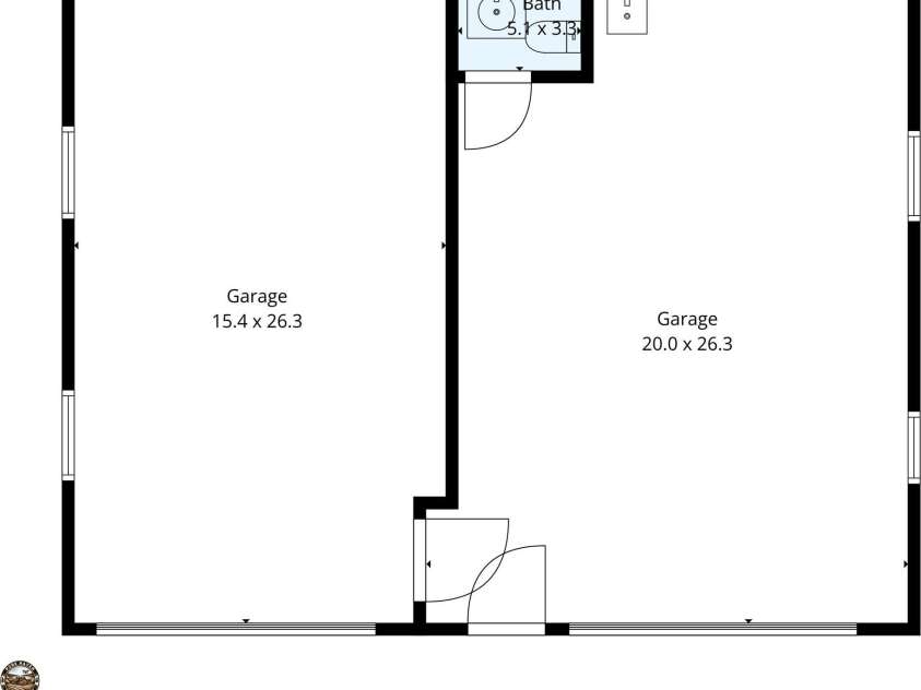 1914 Buffalo Shoals Road, Lincolnton, NC 28092.  MLS# CAR4330486, YatesRealty ID 11375. Garage floor plan