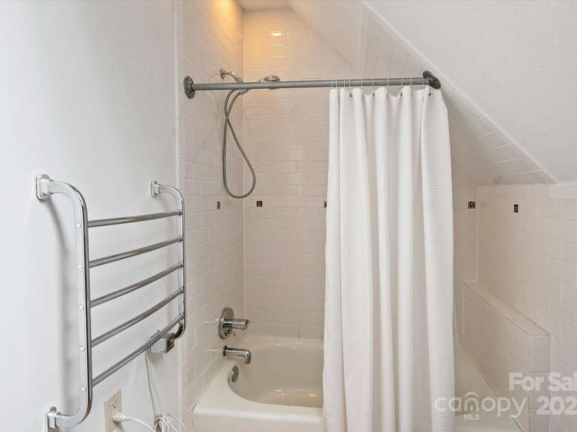 94 Davey Crockett Road, Fairview, NC 28730.  MLS# CAR4310188, YatesRealty ID 11377. Hall Bathroom