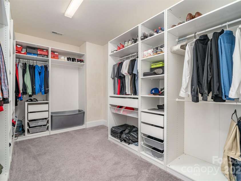 14018 Promenade Drive, Huntersville, NC 28078.  MLS# CAR4216690, YatesRealty ID 11390. Primary closet system