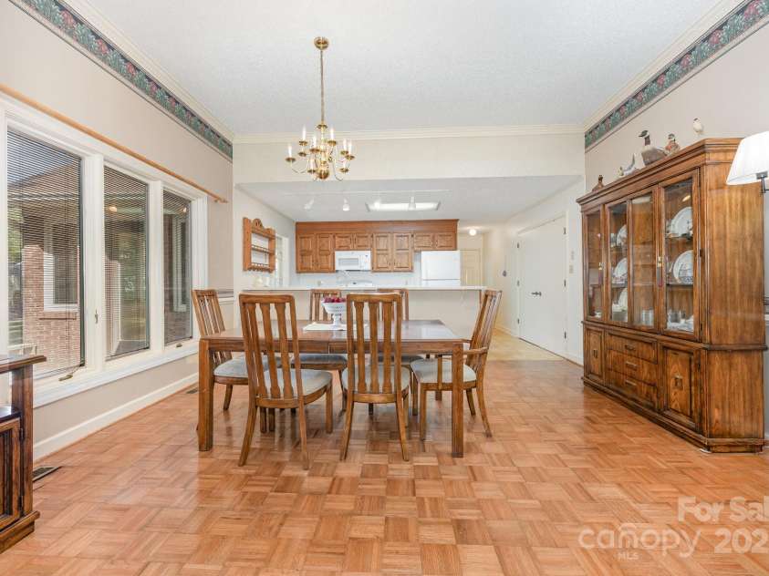 240 Partridge Run, Salisbury, NC 28147.  MLS# CAR4305095, YatesRealty ID 11401. Behind those double doors, beyond the china cabinet, a pantry awaits.