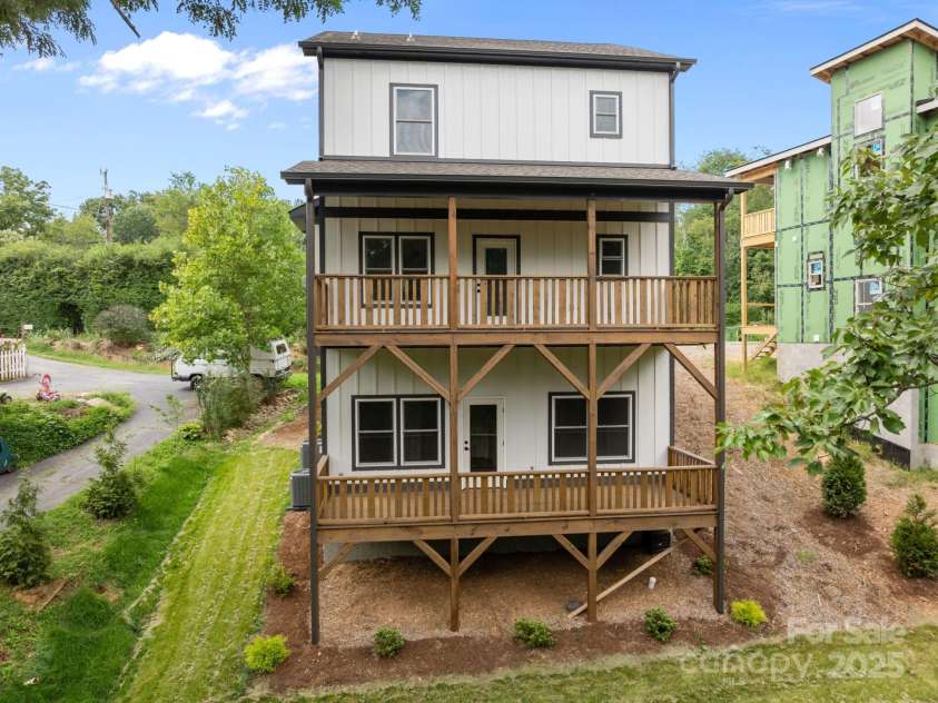 117 Third Street, Asheville, NC 28803.  MLS# CAR4293672, YatesRealty ID 11422. 2 large back decks to relax on
