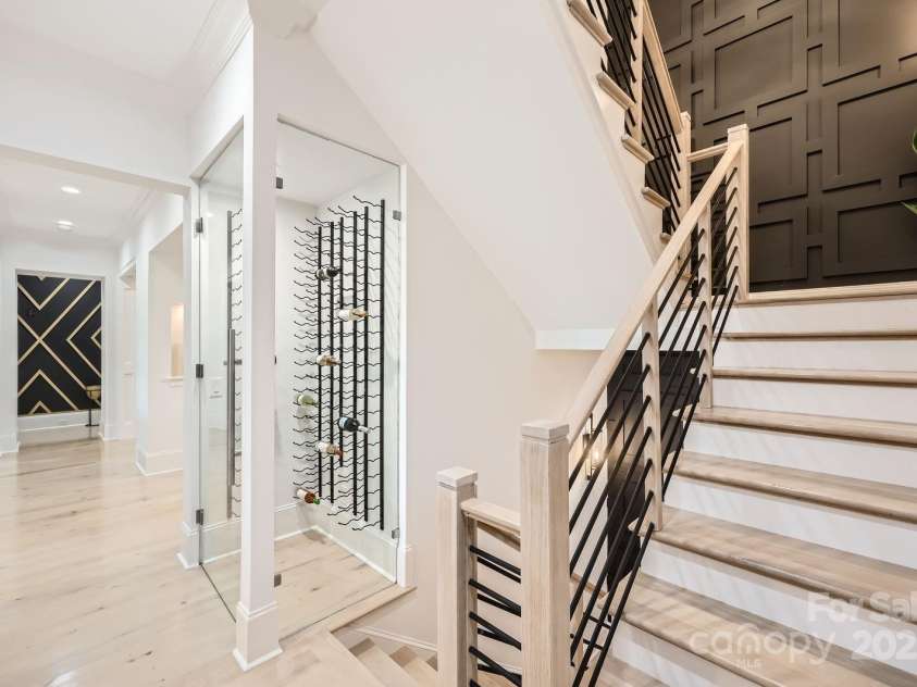 16744 Ashton Oaks Drive, Charlotte, NC 28278.  MLS# CAR4234987, YatesRealty ID 11439. Wine Display