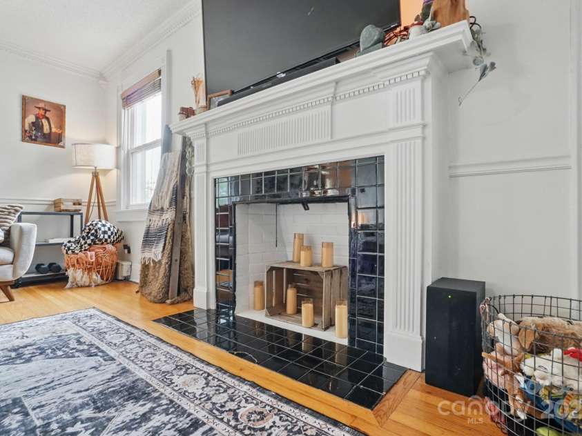 901 Central Drive, Kannapolis, NC 28083.  MLS# CAR4247844, YatesRealty ID 11443. Wood buring firer place