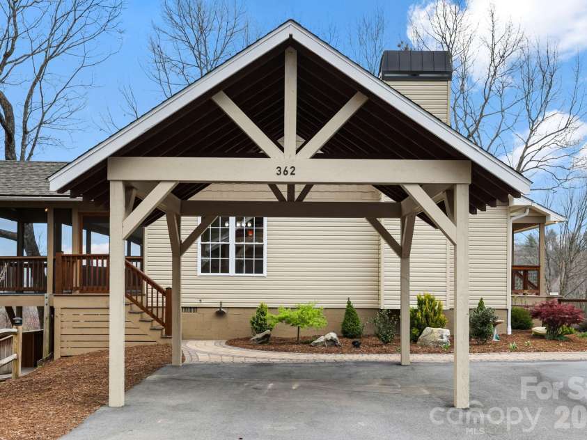 362 Gray Fox Road, Rosman, NC 28772.  MLS# CAR4366224, YatesRealty ID 11447. Nice carport