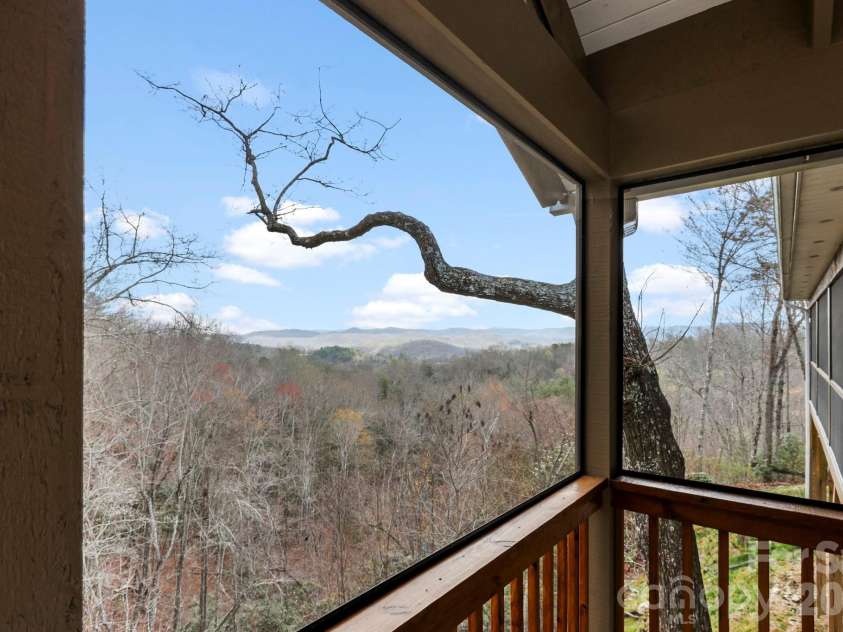 362 Gray Fox Road, Rosman, NC 28772.  MLS# CAR4366224, YatesRealty ID 11447. Views from back porch!