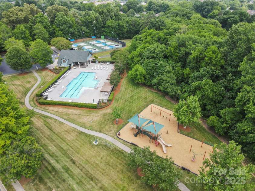 8408 Brookings Drive, Charlotte, NC 28269.  MLS# CAR4284673, YatesRealty ID 1145. Clarke Creek Park has a ramp in the pool for all ages! Plus a ground playground.