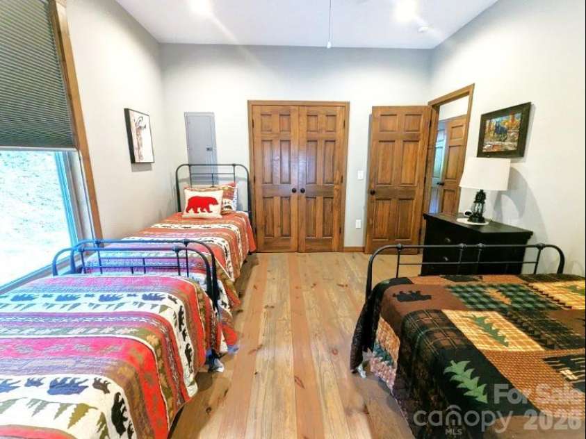 10 Rio Bravo Drive, Sylva, NC 28779.  MLS# CAR4296478, YatesRealty ID 1146. Second bedroom with room for additional sleeping.