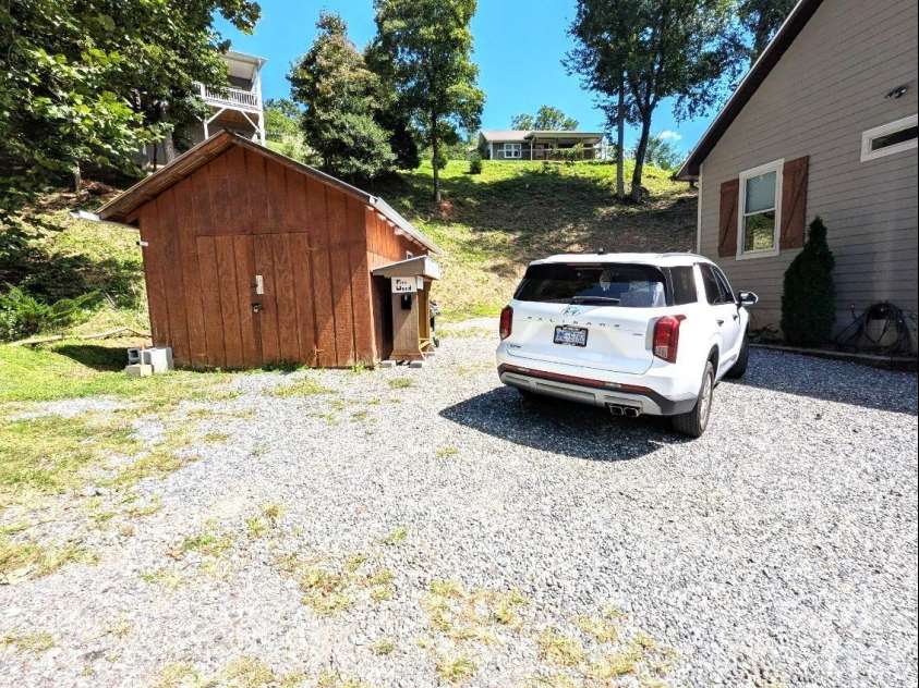 10 Rio Bravo Drive, Sylva, NC 28779.  MLS# CAR4296478, YatesRealty ID 1146. Shed for storage