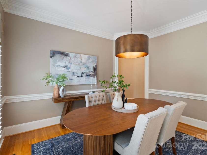 3819 Gleneagles Road, Charlotte, NC 28210.  MLS# CAR4245080, YatesRealty ID 11468. Dining Room