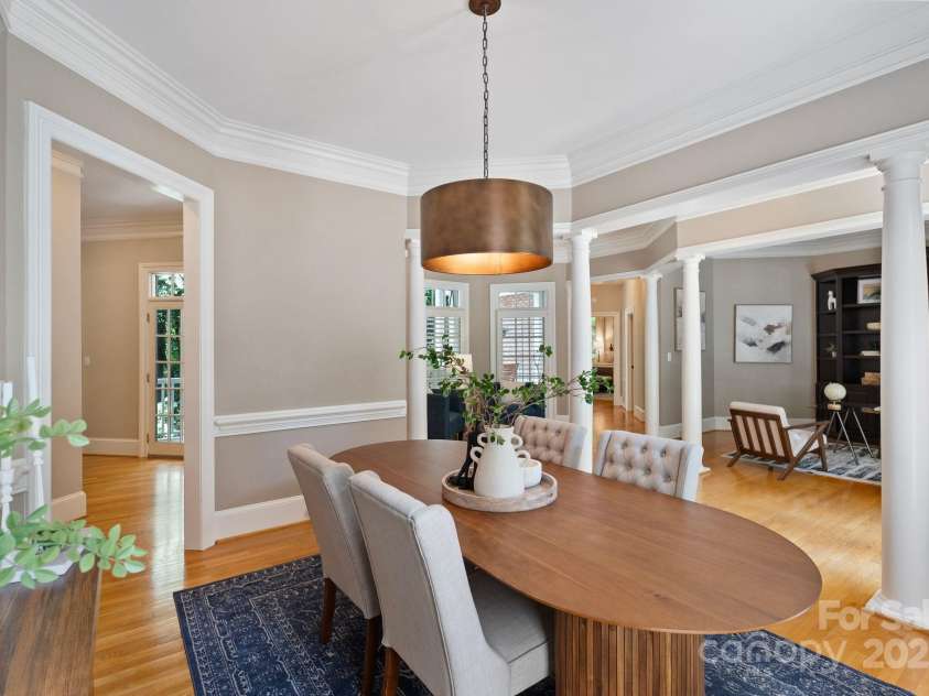 3819 Gleneagles Road, Charlotte, NC 28210.  MLS# CAR4245080, YatesRealty ID 11468. Dining Room