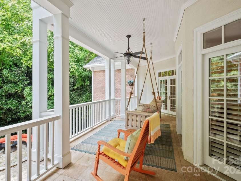 3819 Gleneagles Road, Charlotte, NC 28210.  MLS# CAR4245080, YatesRealty ID 11468. Main Level Balcony