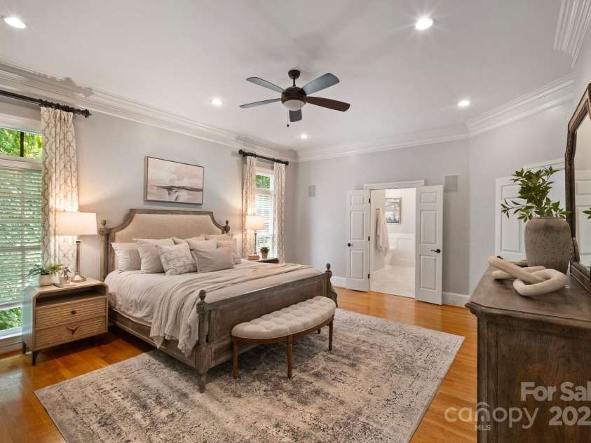 3819 Gleneagles Road, Charlotte, NC 28210.  MLS# CAR4245080, YatesRealty ID 11468. Primary Bedroom