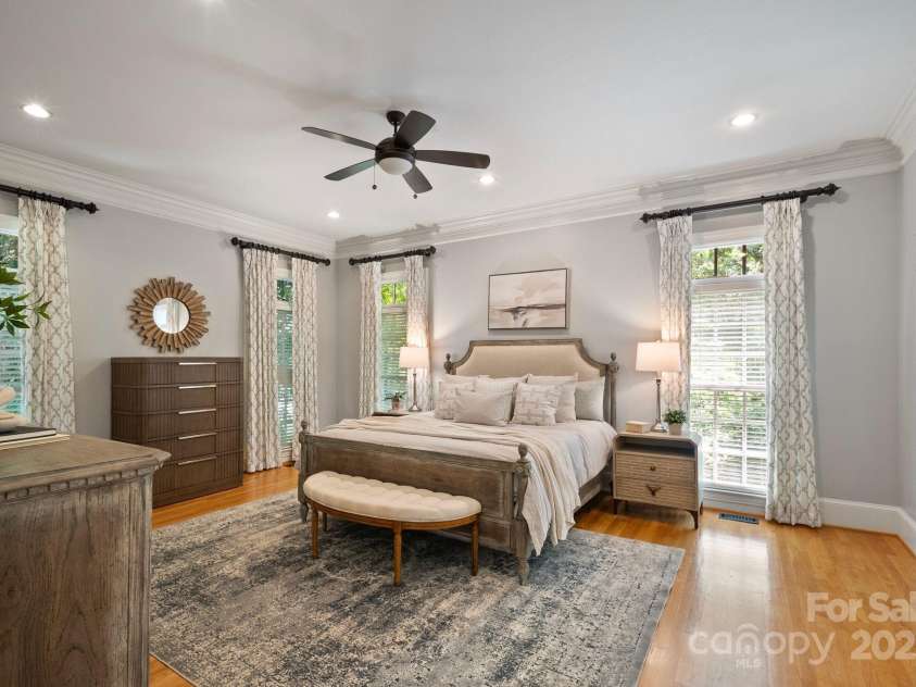 3819 Gleneagles Road, Charlotte, NC 28210.  MLS# CAR4245080, YatesRealty ID 11468. Primary Bedroom