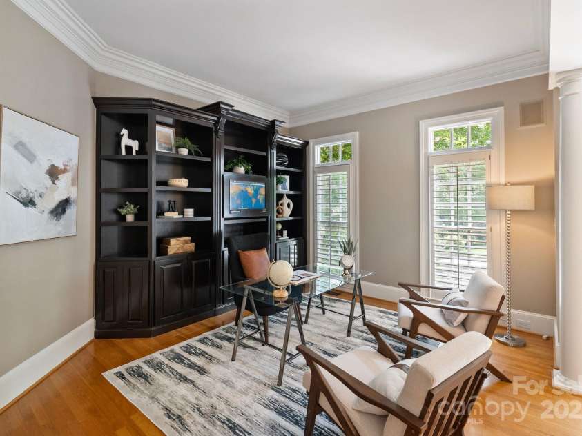 3819 Gleneagles Road, Charlotte, NC 28210.  MLS# CAR4245080, YatesRealty ID 11468. Study
