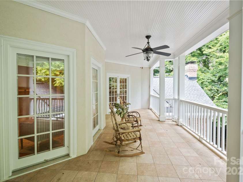 3819 Gleneagles Road, Charlotte, NC 28210.  MLS# CAR4245080, YatesRealty ID 11468. Upstairs Balcony