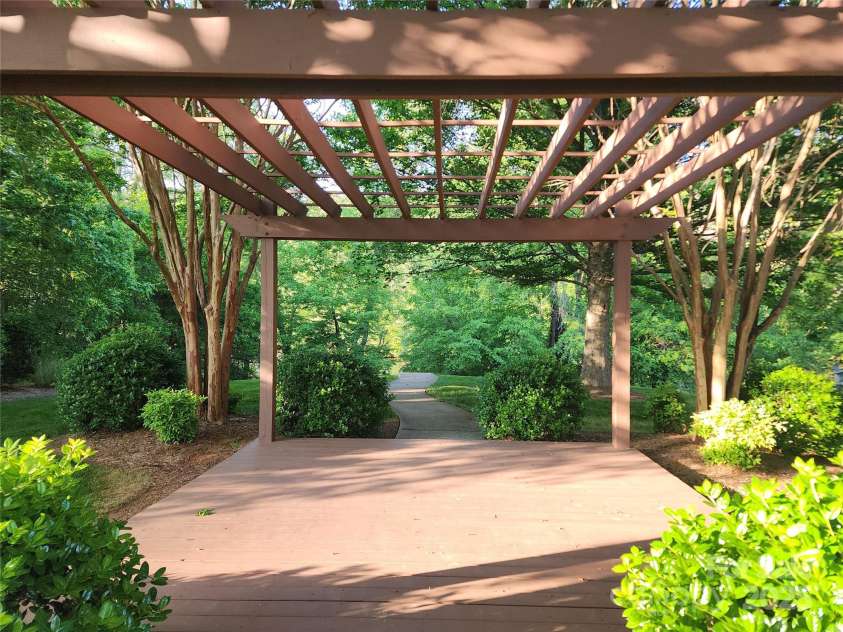 1219 Catawba Run Road, Lowell, NC 28098.  MLS# CAR4235469, YatesRealty ID 11469. Gazebo sitting area