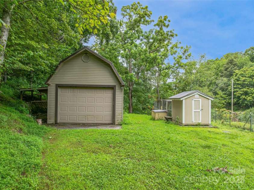 2670 Fork Road, Marshall, NC 28753.  MLS# CAR4240736, YatesRealty ID 11470. Detached Garage/ Chicken Coop