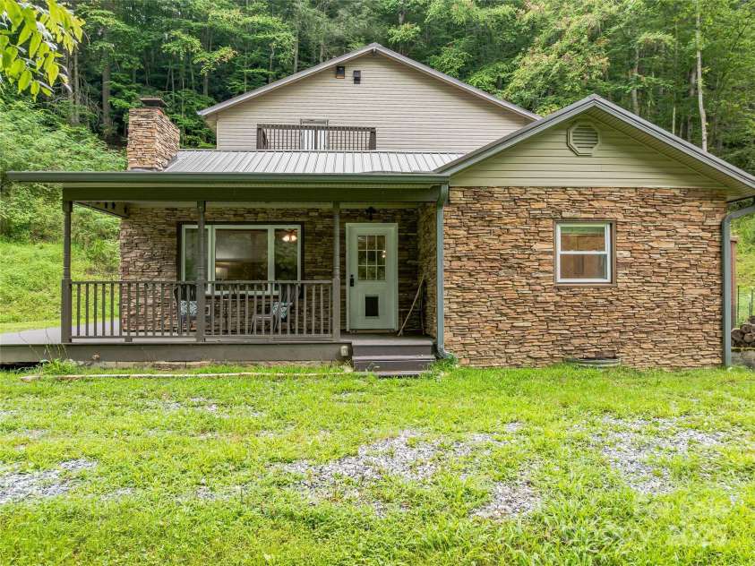 2670 Fork Road, Marshall, NC 28753.  MLS# CAR4240736, YatesRealty ID 11470. Lovely Covered Front Porch