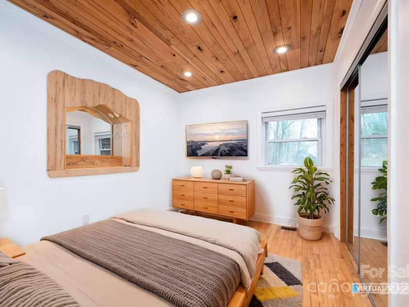 2670 Fork Road, Marshall, NC 28753.  MLS# CAR4240736, YatesRealty ID 11470. Virtually Stage Guest Bedroom