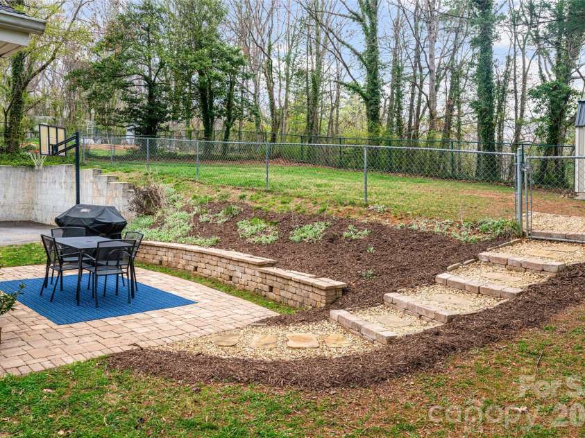 20 Pinehurst Road, Asheville, NC 28805.  MLS# CAR4365209, YatesRealty ID 11473. Backyard