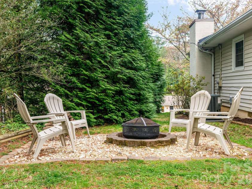 20 Pinehurst Road, Asheville, NC 28805.  MLS# CAR4365209, YatesRealty ID 11473. Fire pit