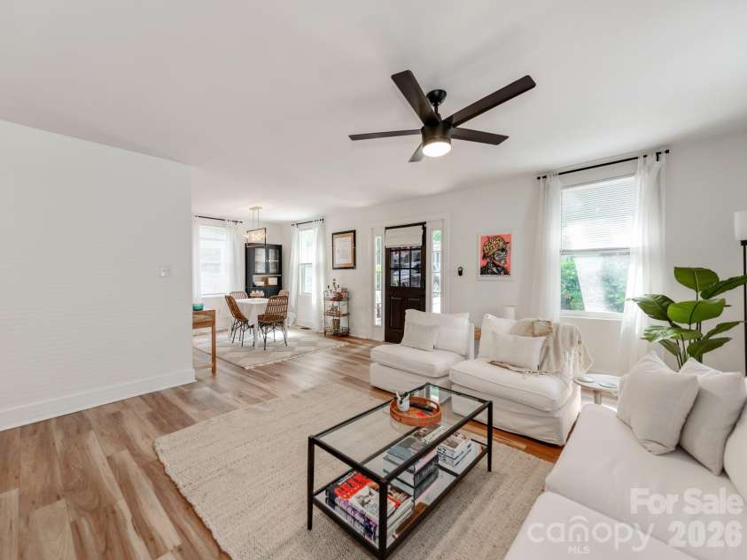1817 Rush Wind Drive, Charlotte, NC 28206.  MLS# CAR4354080, YatesRealty ID 11474. Living room