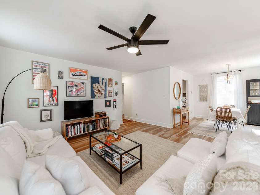 1817 Rush Wind Drive, Charlotte, NC 28206.  MLS# CAR4354080, YatesRealty ID 11474. Living room