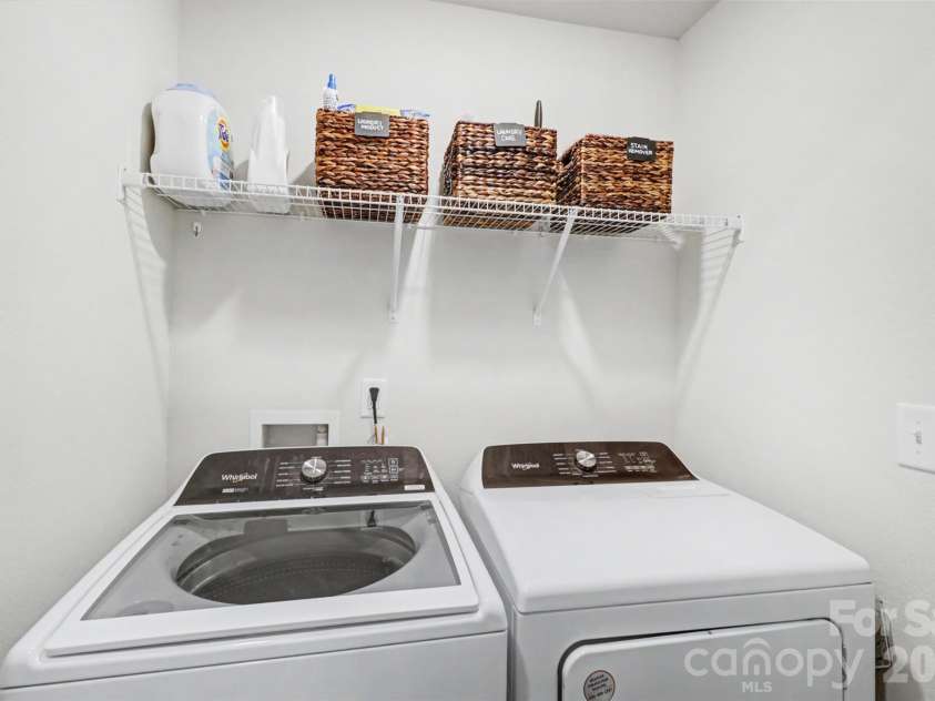 2215 Transatlantic Avenue, Charlotte, NC 28215.  MLS# CAR4349079, YatesRealty ID 11478. Upstairs laundry