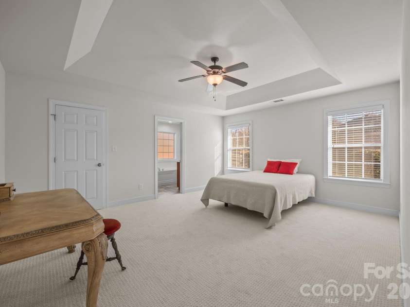 855 Juanita Drive, Concord, NC 28027.  MLS# CAR4337185, YatesRealty ID 11488. Primary Bedroom 