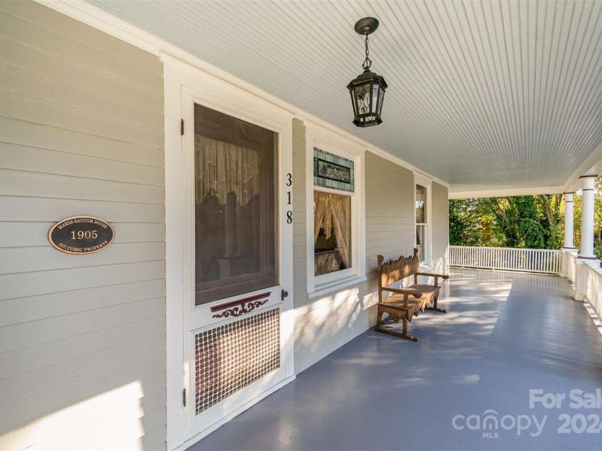 318 Elm Street, Marshville, NC 28103.  MLS# CAR4205783, YatesRealty ID 11490. Front Door