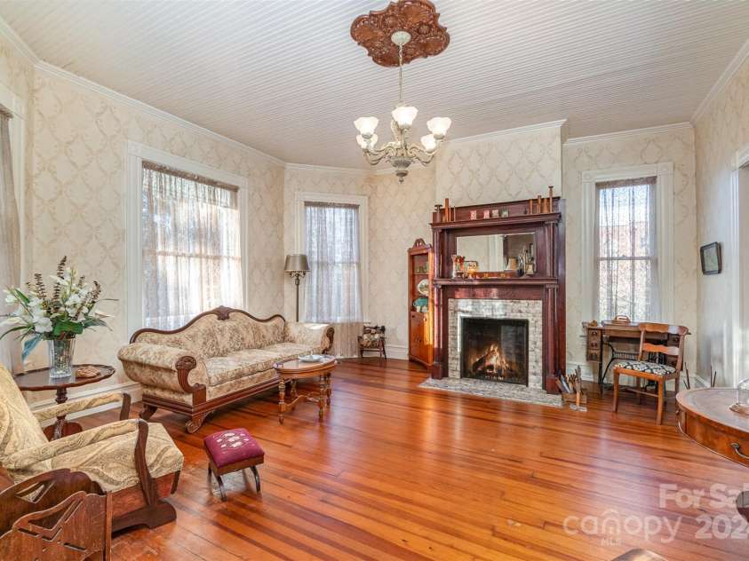 318 Elm Street, Marshville, NC 28103.  MLS# CAR4205783, YatesRealty ID 11490. Sitting Room - Fire virtually added