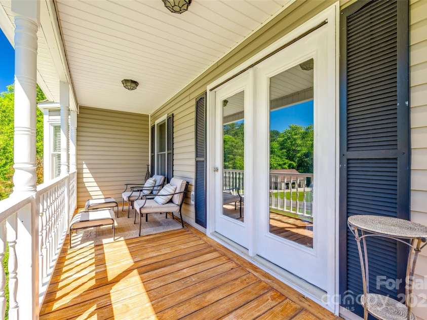 1355 Woodrun Court, Rock Hill, SC 29732.  MLS# CAR4256126, YatesRealty ID 11497. Balcony off of Primary Bedroom