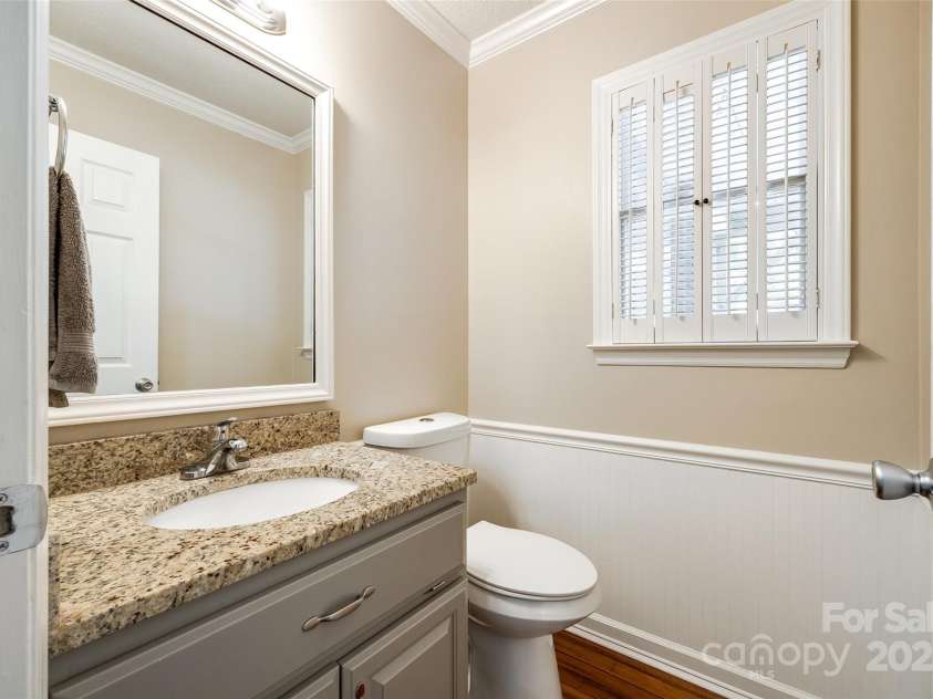 1355 Woodrun Court, Rock Hill, SC 29732.  MLS# CAR4256126, YatesRealty ID 11497. Downstairs 1/2 Bath