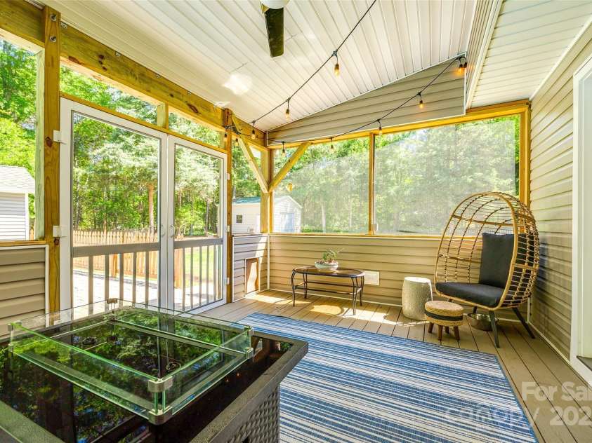 1355 Woodrun Court, Rock Hill, SC 29732.  MLS# CAR4256126, YatesRealty ID 11497. Screened in Porch