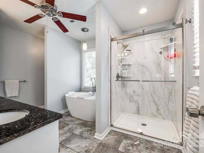 1355 Woodrun Court, Rock Hill, SC 29732.  MLS# CAR4256126, YatesRealty ID 11497. Updated Primary Bathroom