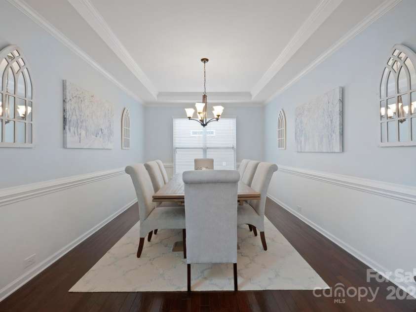 13115 Union Square Drive, Huntersville, NC 28078.  MLS# CAR4247415, YatesRealty ID 11499. Formal Dining room large enough for big parties