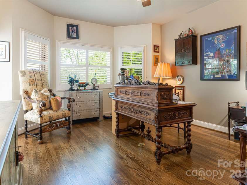 57 Old Hickory Trail, Hendersonville, NC 28739.  MLS# CAR4150896, YatesRealty ID 115. Guest suite/office on the main level