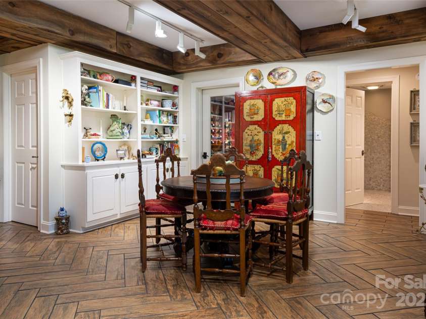 57 Old Hickory Trail, Hendersonville, NC 28739.  MLS# CAR4150896, YatesRealty ID 115. The terrace level provides ample space to entertain