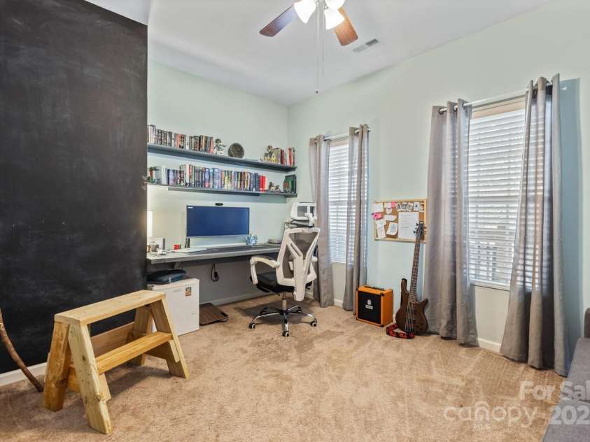 77 Stratford Place, Sylva, NC 28779.  MLS# CAR4219612, YatesRealty ID 11507. Tertiary bedroom currently set up as office