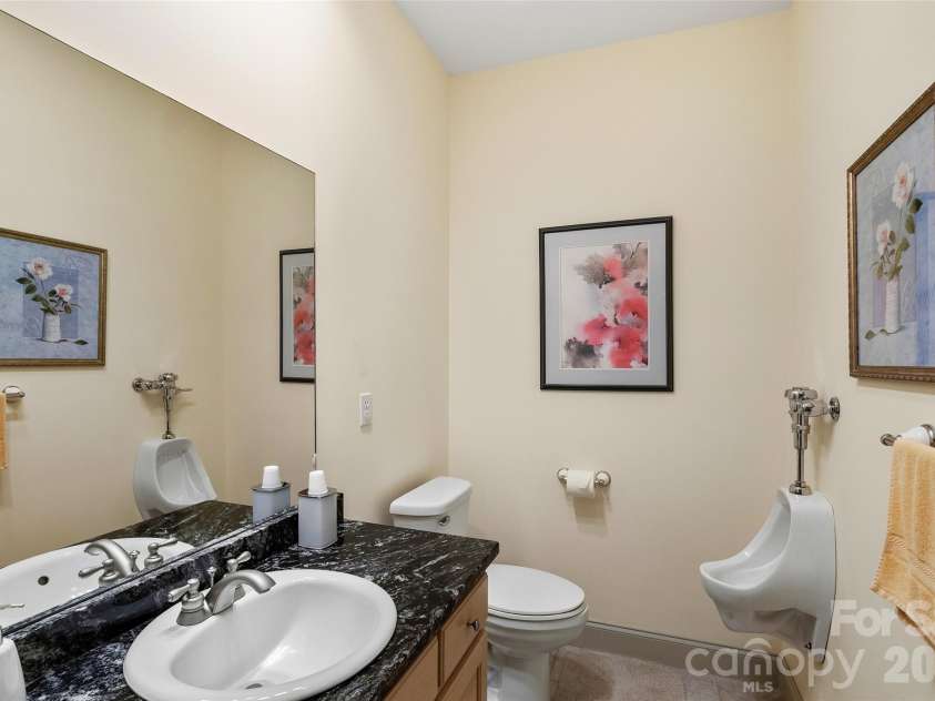 1244 Windover Drive, Brevard, NC 28712.  MLS# CAR4367852, YatesRealty ID 11508. Guest Half Bathroom