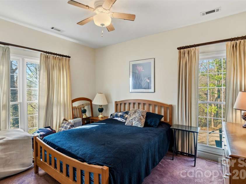 1244 Windover Drive, Brevard, NC 28712.  MLS# CAR4367852, YatesRealty ID 11508. Main Level Apartment Bedroom