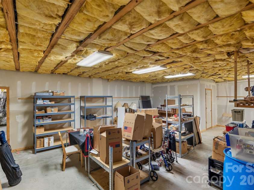 1244 Windover Drive, Brevard, NC 28712.  MLS# CAR4367852, YatesRealty ID 11508. Unfinished Basement Space