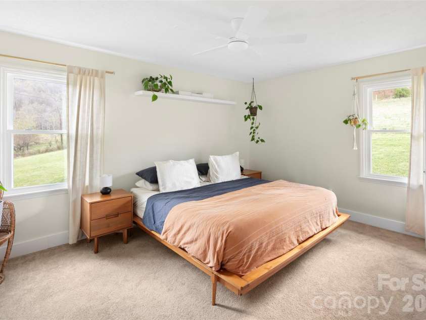17 Boyd Cove Road, Leicester, NC 28748.  MLS# CAR4368244, YatesRealty ID 11509. Primary Bedroom 