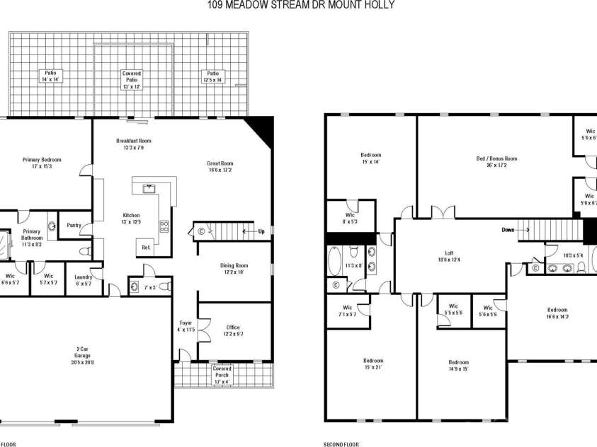 109 Meadow Stream Drive, Mount Holly, NC 28120.  MLS# CAR4254768, YatesRealty ID 11513. 