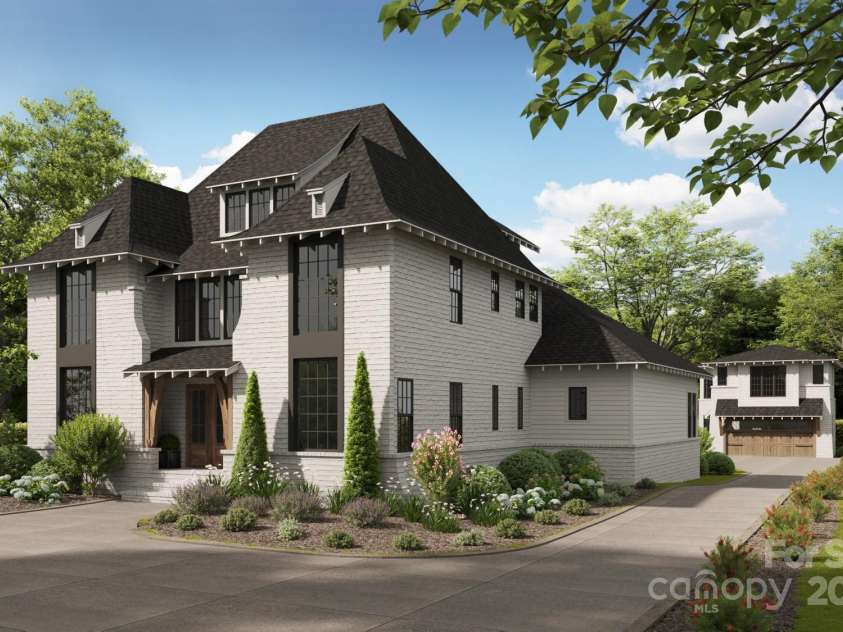 1437 Montford Drive, Charlotte, NC 28209.  MLS# CAR4247826, YatesRealty ID 11517. Side rendering