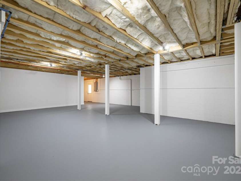 2912 Woodstream Drive, Valdese, NC 28690.  MLS# CAR4308956, YatesRealty ID 11519. Basement 