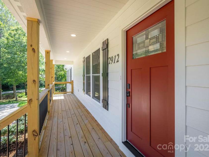 2912 Woodstream Drive, Valdese, NC 28690.  MLS# CAR4308956, YatesRealty ID 11519. Front Porch