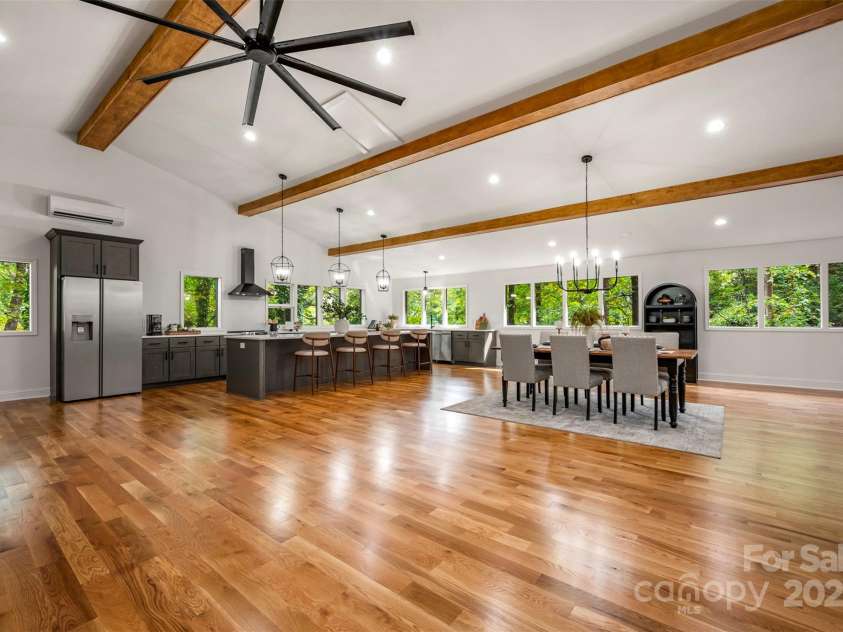 160 Lasae Lane, Tryon, NC 28782.  MLS# CAR4308669, YatesRealty ID 11520. Upstairs Kitchen