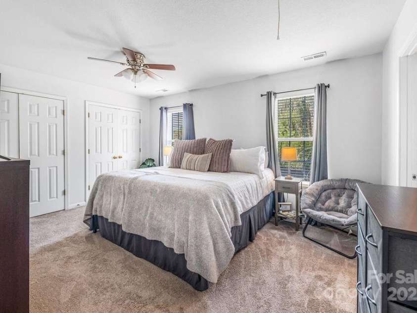 41 Lanceford Circle, Fletcher, NC 28732.  MLS# CAR4252559, YatesRealty ID 11531. Primary bedroom upstairs